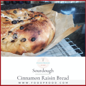 sourdough cinnamon raisin bread homemade recipe