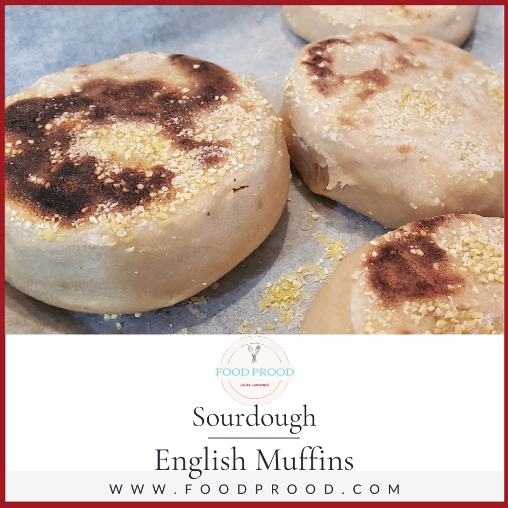 how to make sourdough English muffins