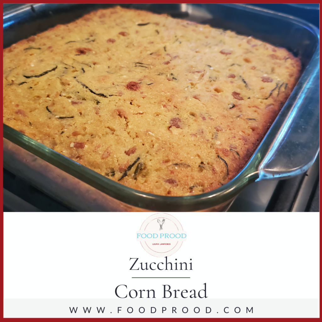 zucchini cornbread homemade from scratch recipe