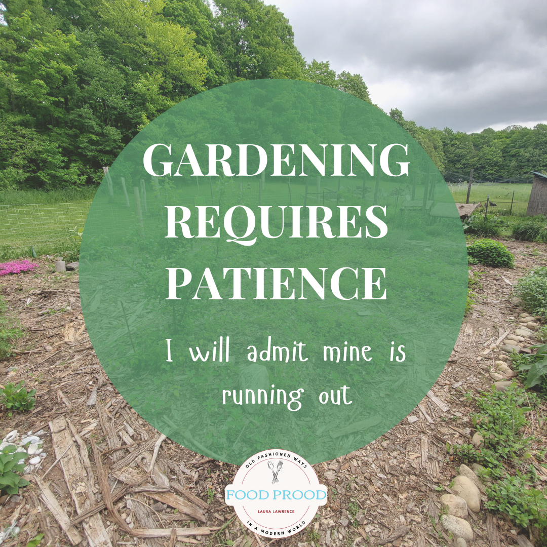 Gardening Requires Patience