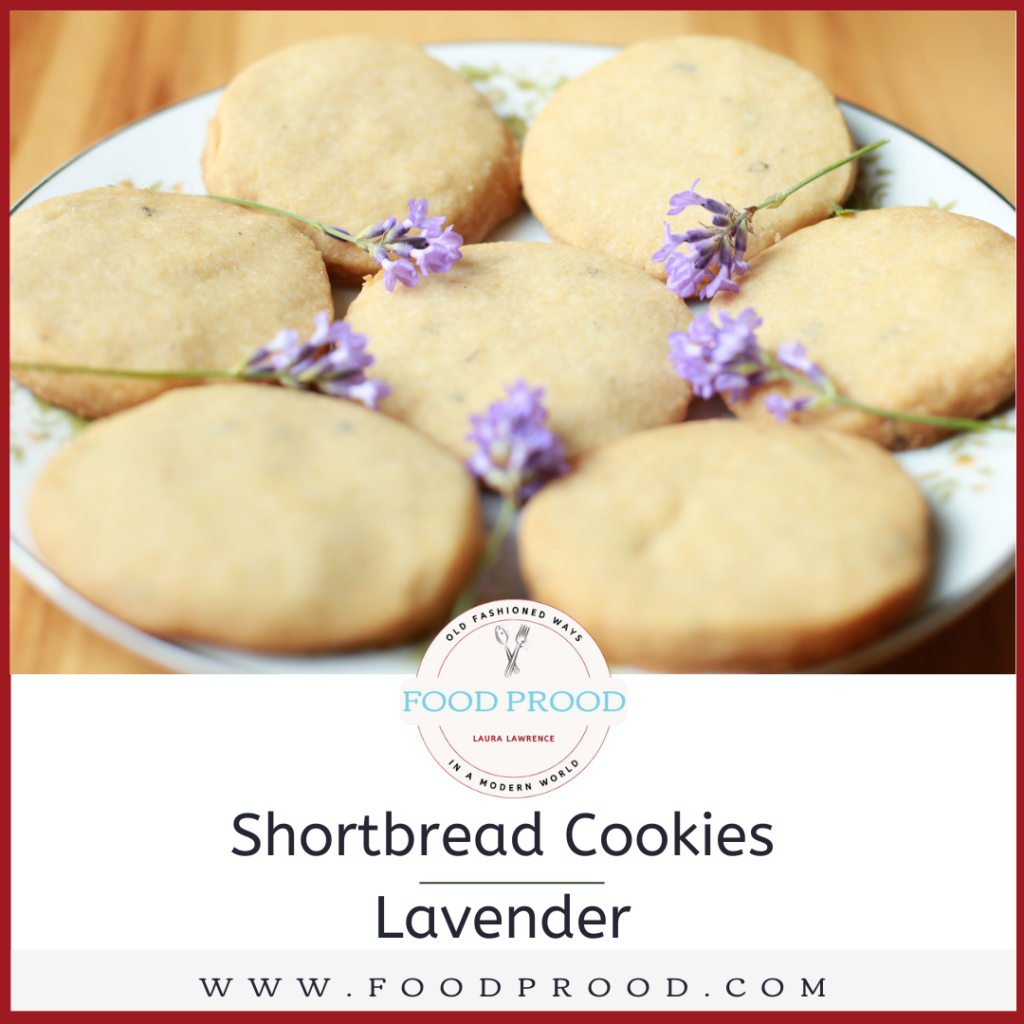 lavender shortbread cookies sweet treat