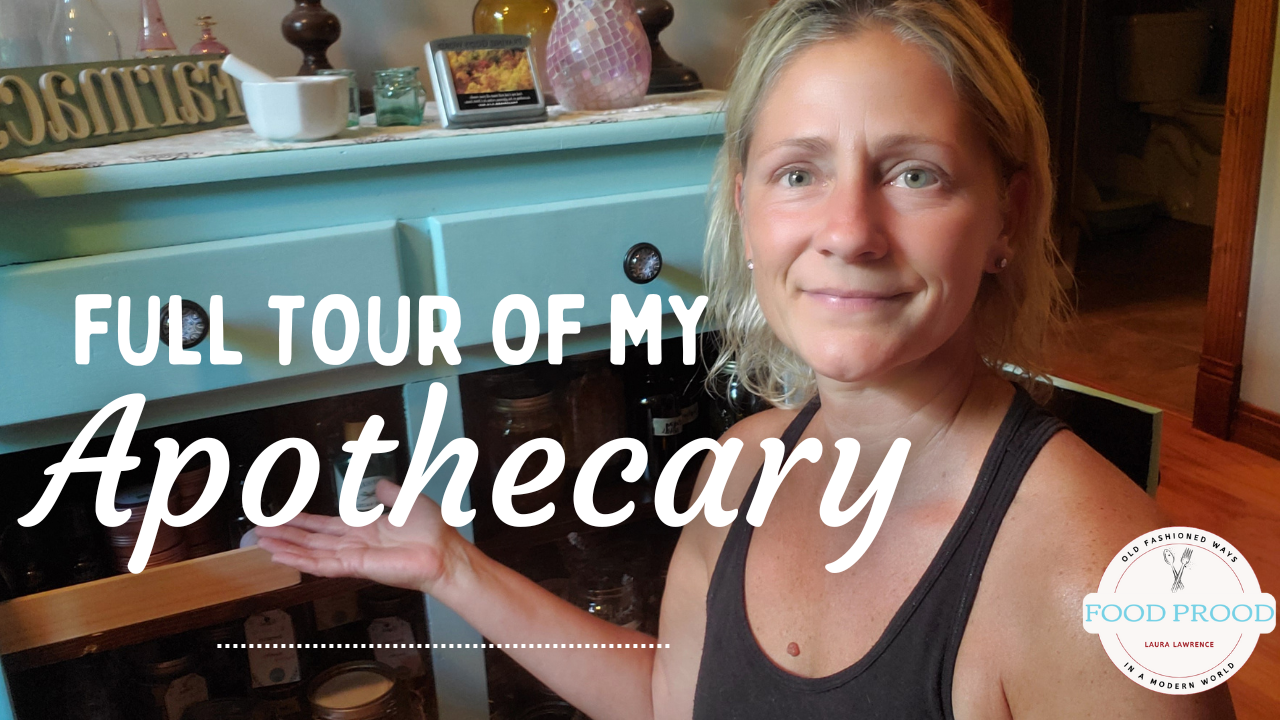 Creating an Apothecary – Tour of my NEW setup + Herbal Medicine