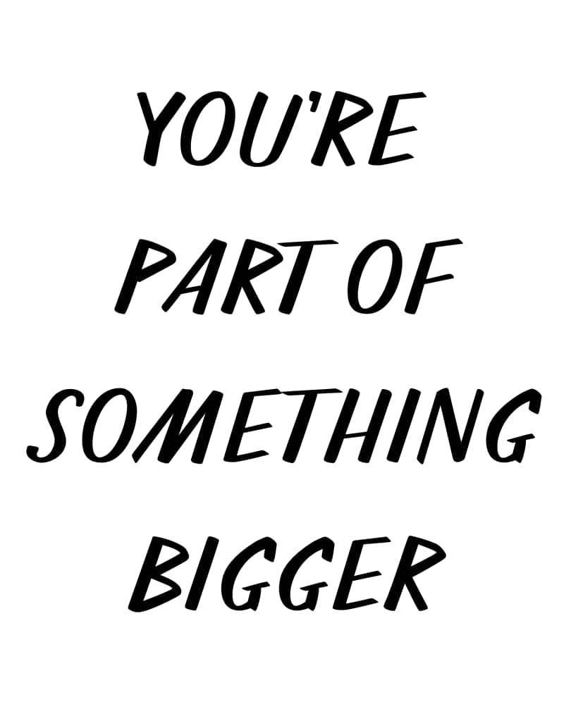 You’re part of something bigger 🌿